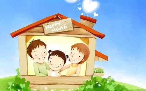 父母和孩子的图片漫画,温馨瞬间，定格成长